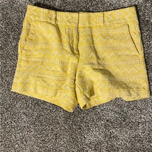 Yellow Ann Taylor Shorts